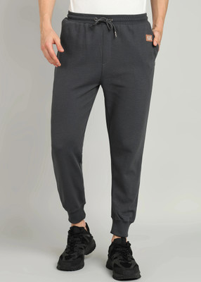 Alan Jones Solid Men Grey Track Pants