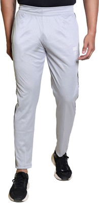 HIMYUG Self Design Men White Track Pants
