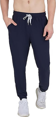 Arsh Fashion Solid Men Dark Blue Track Pants