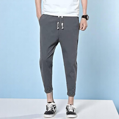 LALWANI COLLECTION Solid Men Grey Track Pants