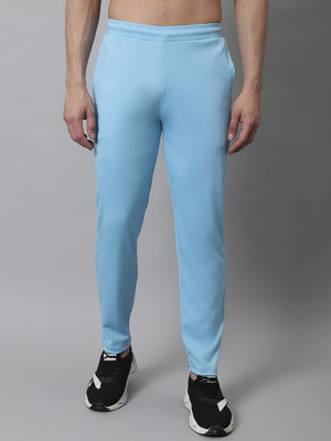 JAINISH Solid Men Light Blue Track Pants