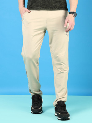 V-MART Solid Men Beige Track Pants