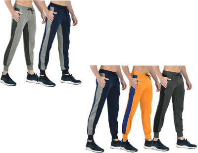 IndiWeaves Solid Men Multicolor Track Pants
