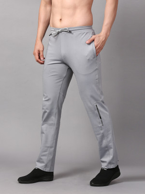 NEXGEN CLUB Solid Men Silver Track Pants