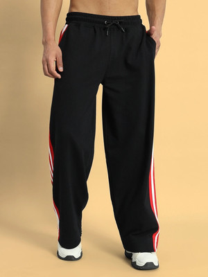 WEARDUDS Solid Men Black, Red Track Pants