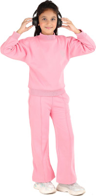 ShopMore Solid Girls Track Suit