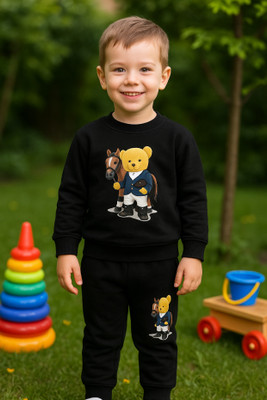 ABHI FAB Graphic Print Baby Boys Track Suit