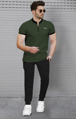TRIPR Solid Men Track Suit