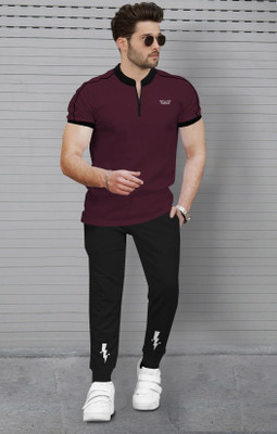 TRIPR Printed Men Track Suit