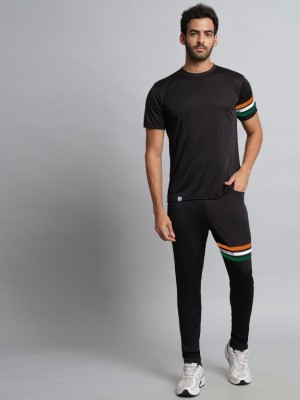 Vikashm Hub Solid Men Track Suit