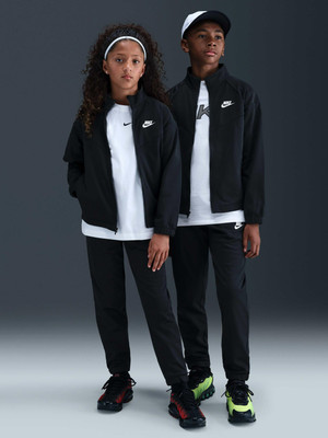 NIKE Solid Boys & Girls Track Suit