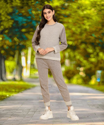 HEMLOCK Self Design Women Track Suit