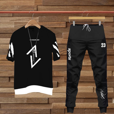 NB NICKY BOY Printed Men Track Suit