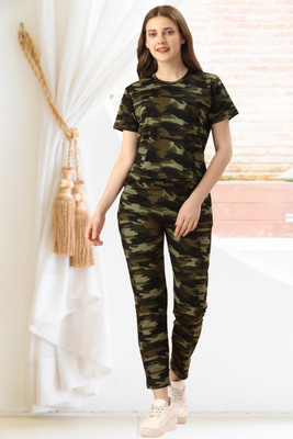 DE TRENDZ Printed Women Track Suit