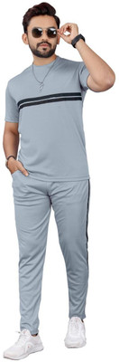 BALUDAENTEPRISE Striped Men Track Suit