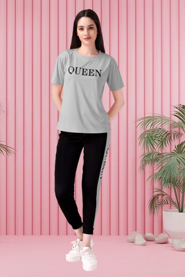 Queen Printed Women Track Suit
