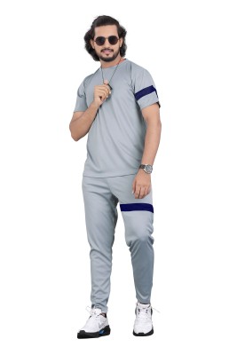 HZIRO Striped Men Track Suit