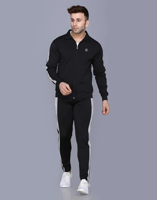 Praume Solid Men Track Suit