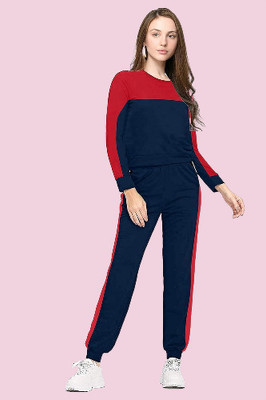 RAKESH CREATION Colorblock Women Track Suit
