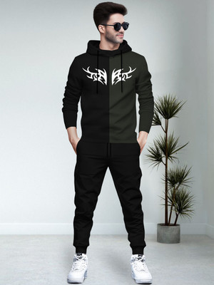 BLIVE Printed Men Track Suit