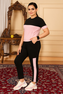 LINSOR FASHION Striped Women Track Suit