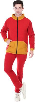 swastika vastram Solid Men Track Suit