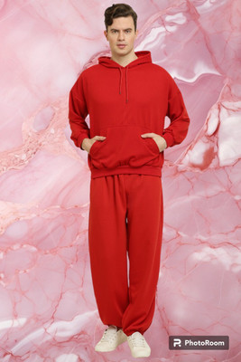 CANIDAES Solid Men Track Suit
