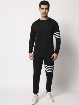 RABBY Striped Men Track Suit