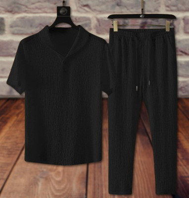 Swara Craft Self Design Men Track Suit