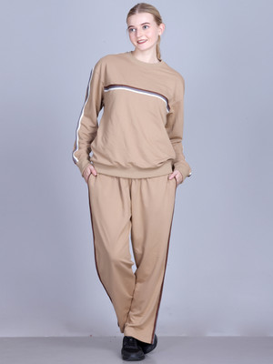 OBAAN Striped Women Track Suit