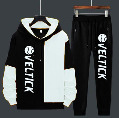 Veltick Printed Men Track Suit