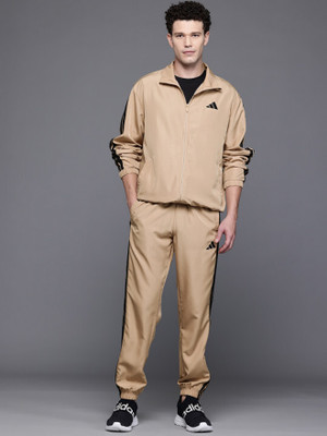 ADIDAS Striped Men Track Suit