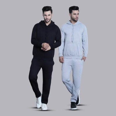 MACK JONNEY Solid Men Track Suit