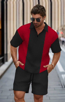 KELONBRO Colorblock Men Track Suit