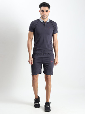 AA BIG BULL Solid Men Track Suit