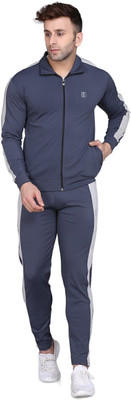 Praume Solid Men Track Suit