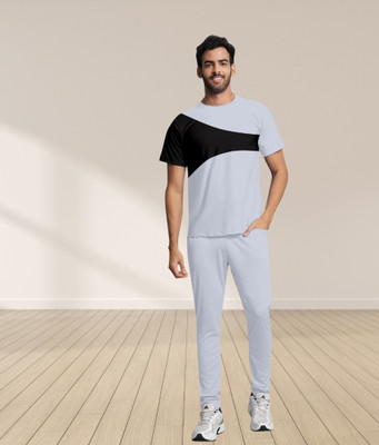 RABBY Colorblock Men Track Suit