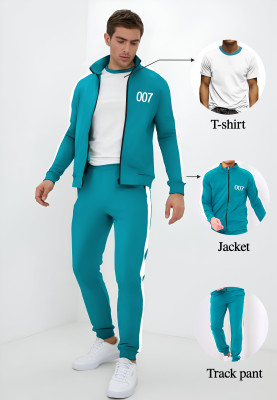 KELONBRO Colorblock Men Track Suit