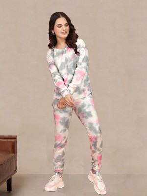 DTR FASHION Printed Women Track Suit