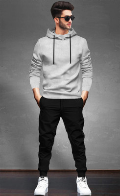 BLIVE Solid Men Track Suit