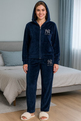 BLUELOCK Solid Women Track Suit