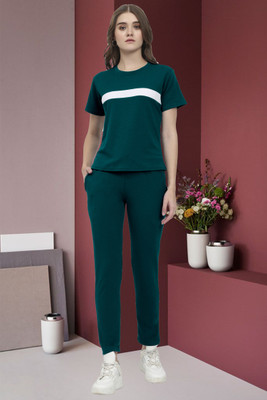 DTR FASHION Colorblock Women Track Suit