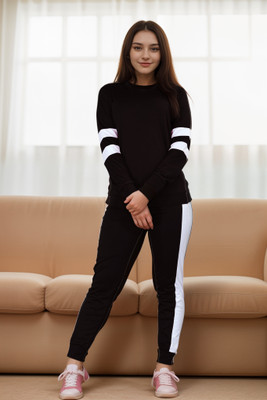 RAKESH CREATION Striped Women Track Suit