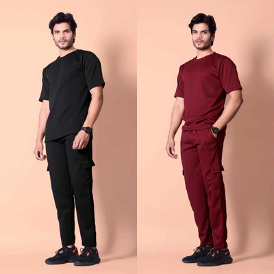 MASTER'Z Solid Men Track Suit