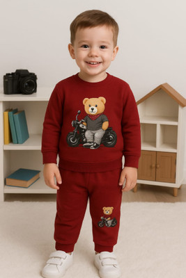 ABHI FAB Graphic Print Baby Boys Track Suit