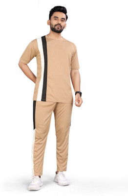 NISPRUH Colorblock Men Track Suit