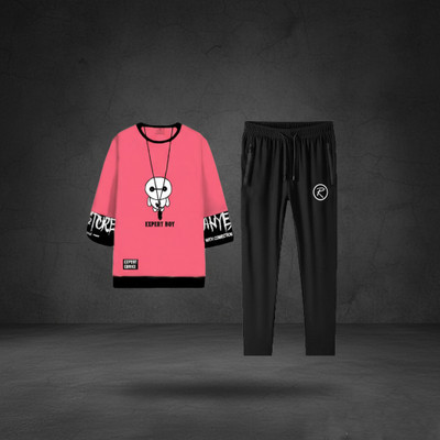 cnw Self Design Men Track Suit
