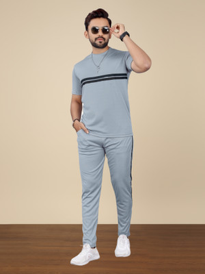 LINSOR FASHION Striped Men Track Suit