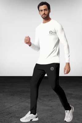 cnw Solid Men Track Suit