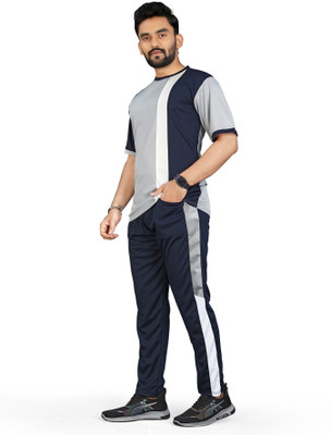 SELRINA Self Design Men Track Suit